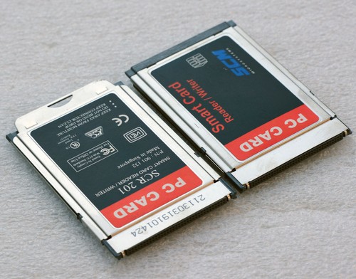 Chip card reader pcmcia - card,