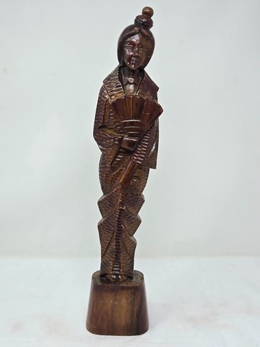 Statua scultura vintage legno - statua,
