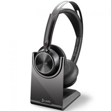 Cuffie Bluetooth Poly Voyager Focus 2 USB-A Teams + Base Ricarica Microsoft