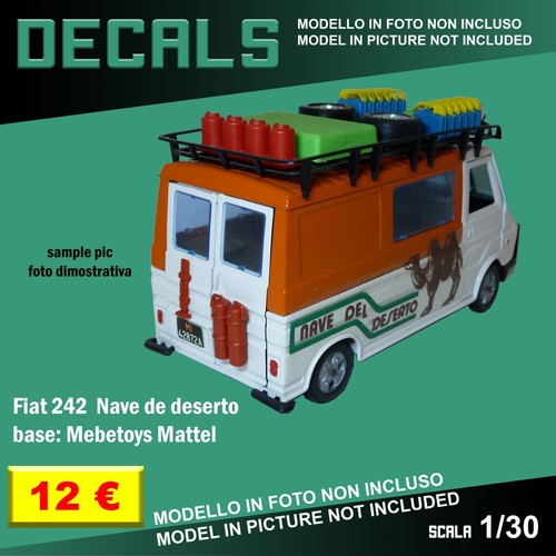 Decals repro fiat 242 safari - repro,