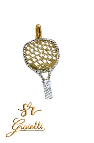 Ciondolo oro 18kt racchetta - 18kt,
