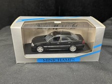 Minicar Mercedes-Benz C36 blu nero M AMG 1/43