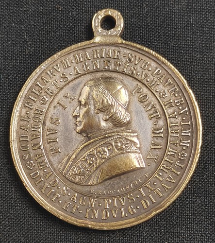 Medaglia pio 1866 - ix, figlie