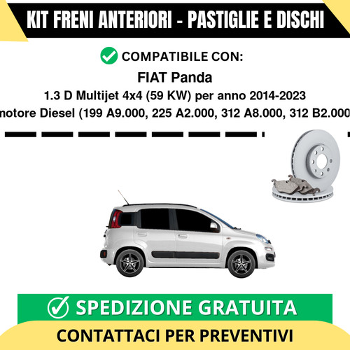 Kit freni anteriori pastiglie - freni,