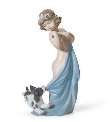 Lladro naughty puppy - naughty,