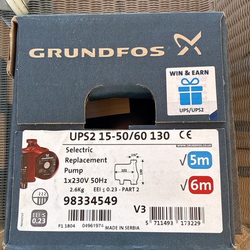 Nuovo pompa grundfos - nuovo!!!!,
