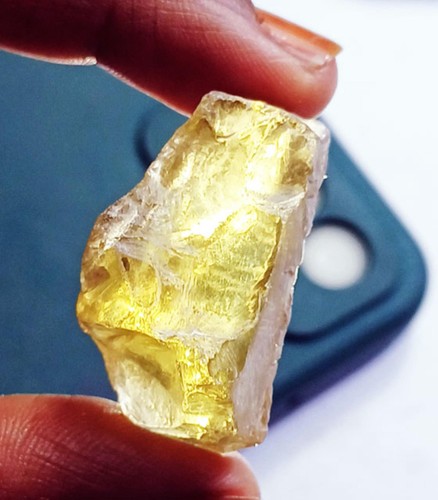 Topazio giallo naturale lemon - giallo,