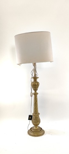 Antica piantana foglia oro - piantana,