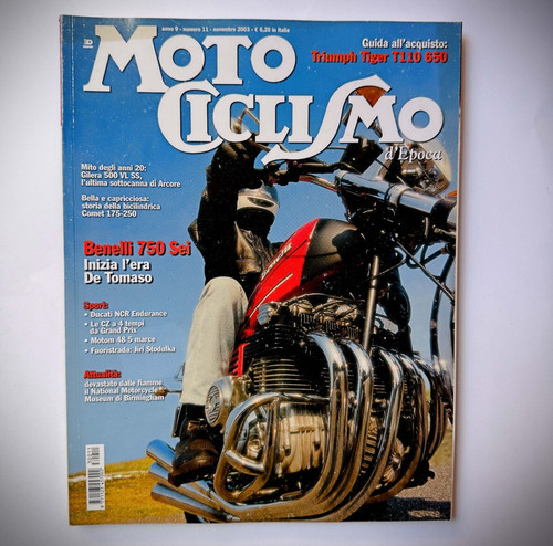 Rivista motociclismo epoca - motociclismo, d'epoca