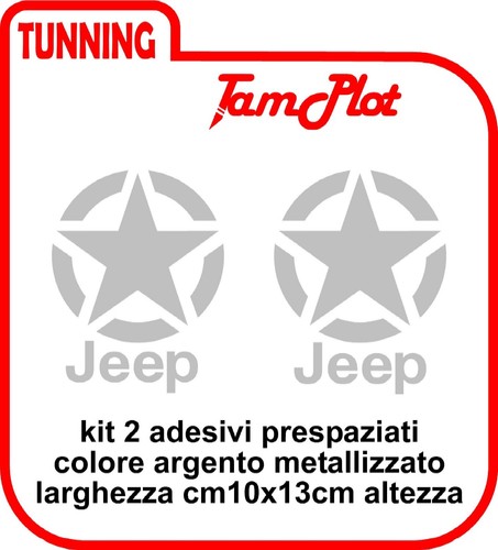 Adesivi jeep renegade - adesivi, con