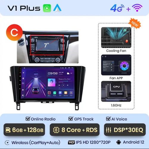 Autoradio per nissan qashqai - per,