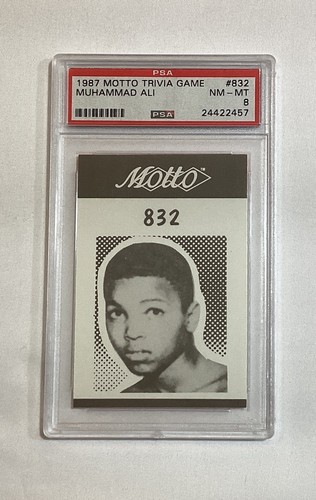 Muhammad ali 1987 motto - ali, carta