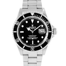 Rolex Submariner Data Quadrante Nero 40mm Acciaio