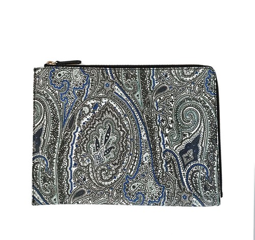 Etro clutch toile paisley - en,