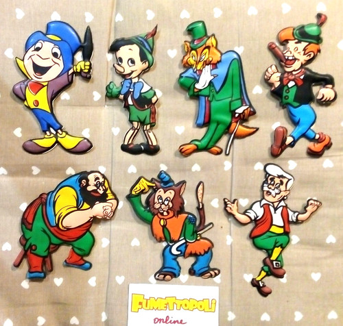 Lotto plasteco serie pinocchio - lotto,