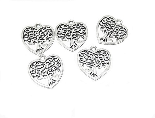 10pz charms ciondoli albero