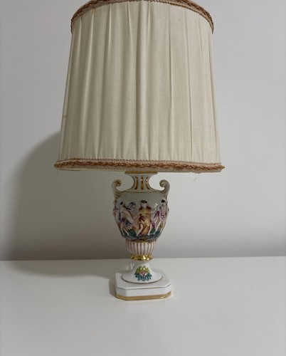 Lampada tavolo capodimonte - lampada,
