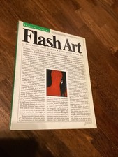 FLASH ART N°144  1988 GINO DE