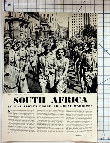 Rivista sudafrica vintage - sudafrica, anni
