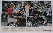 Advert Pubblicità 1981 HONDA GOLD WING DLX - CUSTOM CB 750 650 500 400