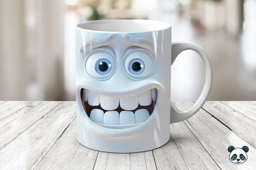 Tazza caffè viso - da,