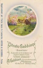 9343) MEDICINALI, CITRATO GABBIANI, CHIMICO FARMACISTA IN MILANO.