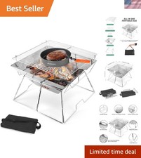 Griglia Portatile in Acciaio