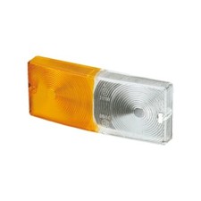 RODOVETRO PLASTICA RICAMBIO GEMMA PER FANALE ANTERIORE TRATTORE MOTOAGRICOLA