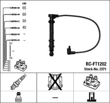 Kit tubi accensione NGK 2571