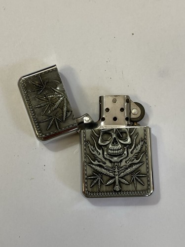 Accendino champ benzina skull - accendino,