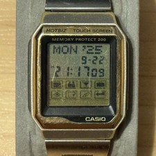 Orologio digitale Casio VDB-2100 argento Hotbiz protezione memoria 200 banca dati 1491 VDB