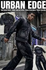 Tuta Completa Jeans Baggy