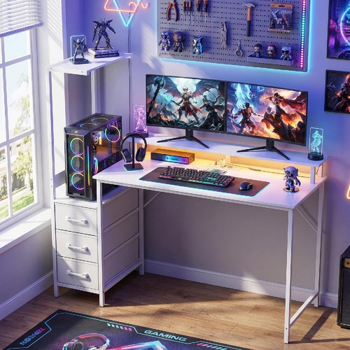 Dechome scrivania gaming con - scrivania,