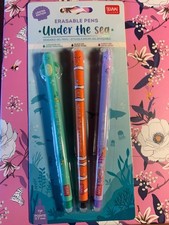 Legami  Set 3 Penne Cancellabili Gel Under The Sea EDIZIONE LIMITATA serie milan