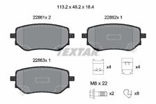 TEXTAR Pastiglie Freni