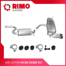 Impianto di scarico 3 porte Audi A3 1.4 TFSI (2007-2012) con kit di montaggio marmitta