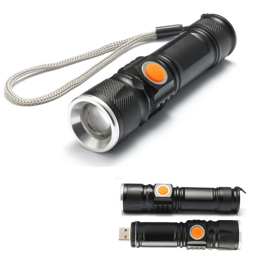 Mini torcia usb tascabile zoom - usb,