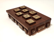 Scatola legno vintage metà