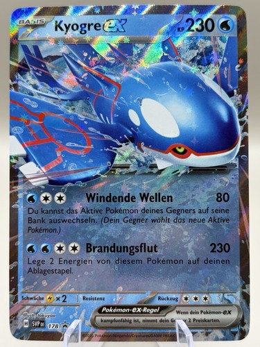 Carta pokemon kyogre - carta, ex