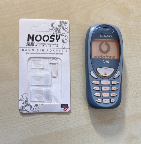 Telefono siemens c55 blu - c55,