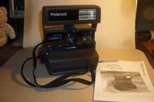 Bellissima fotocamera istantanea Polaroid 636 close-up + descrizione! funzionante