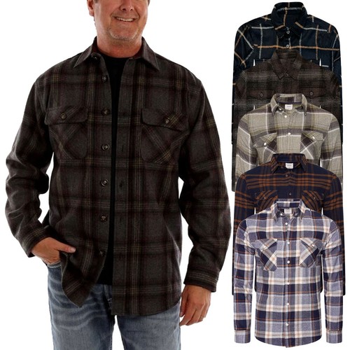 Camicia uomo flanella quadri