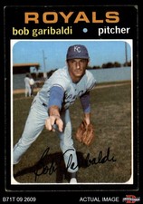 1971 Topps #701 Bob Garibaldi Royals 4 - VG/EX