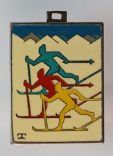 Medaglia sportiva alpini sci