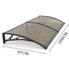 Tettoia in Policarbonato Per Esterno per Porte Balcone Finestre Pensilina Tetto