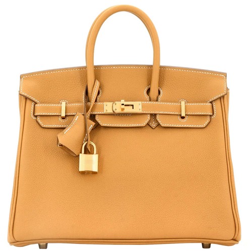 Hermes birkin natural sable - birkin, 25