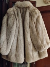 Giaccone in volpe argentata