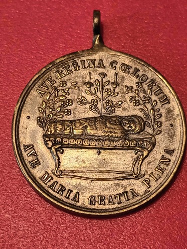 Medaglia votiva religiosa 1884 - medaglia,