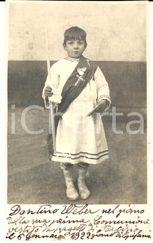 1922 firenze dante weber - 1922, alla
