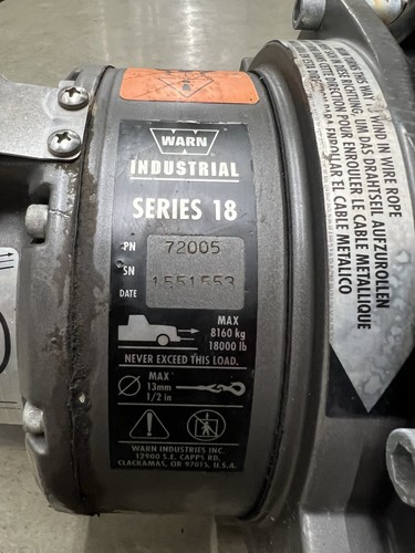 Warn winch industrial - winch,